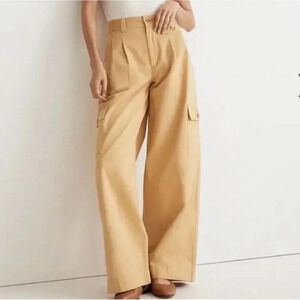 Madewell Tan Wide Leg Pants